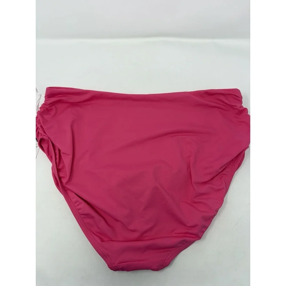 Anne Cole Womens XL Live In Color Convertible High Waist Shirred Swim Bottom 197